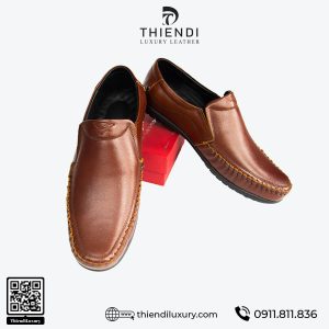 giày mọi lười nam da bò thật cao cấp hàng hiệu chính hãng thiendi luxury 0911811836