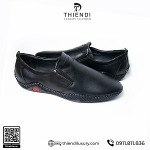 giày mọi lười nam da bò thật cao cấp hàng hiệu chính hãng thiendi luxury 0911811836