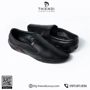 giày mọi lười nam da bò thật cao cấp hàng hiệu chính hãng thiendi luxury 0911811836