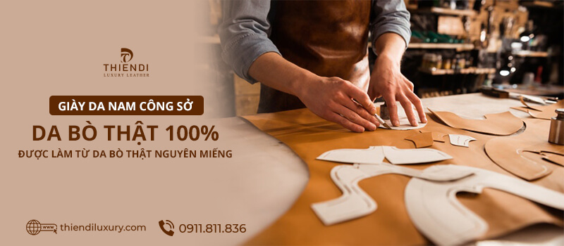 giày tây da bò nam công sở đẹp trẻ trung cao cấp hàng hiệu chính hãng thiendi luxury 0911811836