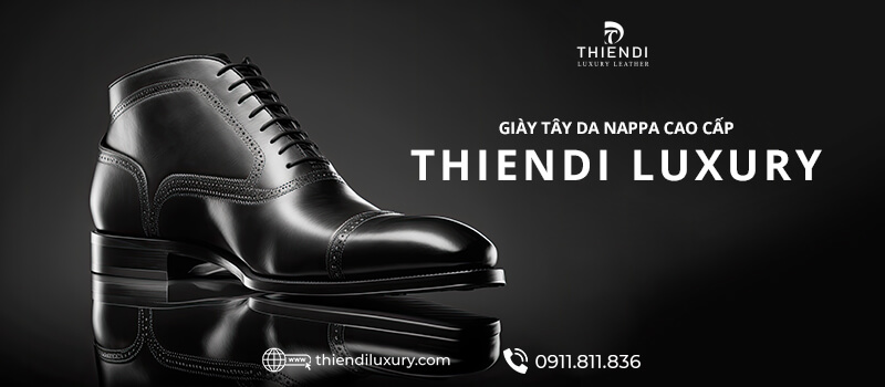 giày tây da bò nam công sở đẹp trẻ trung cao cấp hàng hiệu chính hãng thiendi luxury 0911811836