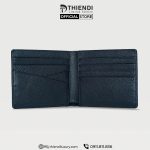Ví da nam cao cấp màu đen Thiendi Luxury, thiết kế thanh lịch, chất liệu da bò thật.