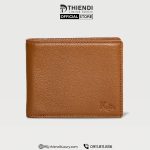 Ví da nam hàng hiệu màu nâu thương hiệu Thiendi Luxury, thiết kế tinh tế