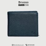 Ví da nam ngang màu đen, thiết kế sang trọng từ Thiendi Luxury.