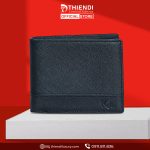 Ví da cao cấp chính hãng Thiendi Luxury, màu đen lịch lãm, thiết kế sang trọng