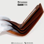 Ví da cao cấp cho nam Thiendi Luxury, thiết kế sang trọng, chất liệu ví da bò thật