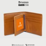 Ví da cao cấp cho nam Thiendi Luxury, thiết kế sang trọng, chất liệu ví da bò thật