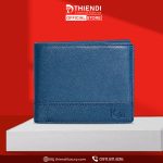 Ví da nam chính hãng Thiendi Luxury màu xanh, thiết kế sang trọng