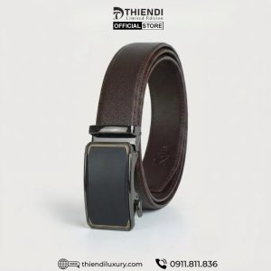 Dây nịt nịch thắt lưng da bò thật nam cao cấp khóa tự động công sở T D THIEN DI thiendi luxury 0911811836
