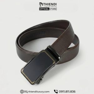 Dây nịt nịch thắt lưng da bò thật nam cao cấp khóa tự động công sở T D THIEN DI thiendi luxury 0911811836