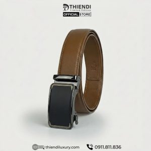 Dây nịt nịch thắt lưng nam da bò thật tự động khóa không lỗ hàng hiệu T D THIEN DI thiendi luxury 0911811836