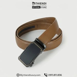 Dây nịt nịch thắt lưng nam da bò thật tự động khóa không lỗ hàng hiệu T D THIEN DI thiendi luxury 0911811836