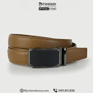 Dây nịt nịch thắt lưng nam da bò thật tự động khóa không lỗ hàng hiệu T D THIEN DI thiendi luxury 0911811836